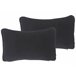 Beliani Cojín decorativo GUDARI 30x50 Negro