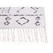 Beliani Alfombra de pelo corto ALKENT 160x230 Blanco/ Beige