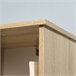 Armario Alto de Baño MDF kleankin, hogar - baño 32 Multicolor