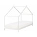Beliani Cama con somier Madera de pino ORLU 207x94 Blanco