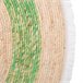 Alfombra fibra natural tejido artesanal 120x120 Multicolor