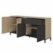 Aparador 4 puertas 1 cajón L180 cm - TRUST Marron