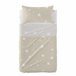 Little star beige Juego de sábana cuna Beige