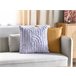 Beliani Cojín decorativo TELLIMA 45x45 Lavanda