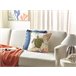 Beliani Cojín decorativo ALGAE Beige