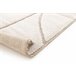 Alfombra diseño cuadros en relieve DIENA - ATTICGO 120x170 Blanco