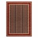Alfombra de lana KASHQAI 4357 300 marco oriental 240x340 Rojo