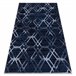 Alfombra lavable MIRO Geométrico enjerado 160x220 Azul Marino
