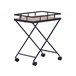 Beliani Carrito de cocina LEOTI Negro