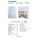 Frigorifico Dos Puertas Infiniton FG-85D8WEH, 85 l Blanco