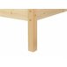 Beliani Cama con somier Madera de pino VANNES 167x209 Blanco
