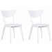 Beliani Silla de comedor ROXBY Blanco