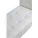 Banco Tapizado Blanco