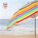 Aktive Sombrilla de playa inclinable Multicolor