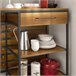Aparador de Comedor con Cajón y 2 Estantes FSB71-PF SoBuy Natural