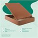 Canapé Polipiel Deluxe 90x180 Marron