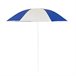 Acomoda Textil - Sombrilla de Playa con Protección. Blanco/ Azul