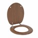 Well Home Asiento de Inodoro con tapa Madera