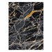 Alfombra GLOSS moderno 529A 82 Mármol Roca elegante glamour 200x290 Negro