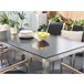 Beliani Mesa de jardín GROSSETO 90x180 Negro