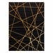 Alfombra GLOSS moderno 406C 86 elegante glamour art deco 140x190 Negro