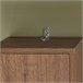 Armario alto de Baño con 2 Puertas 1 Cajón BZR34-PF SoBuy 20 Marron