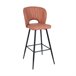 Set 2 taburetes de comedor ecopiel ONA Marron