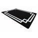 Alfombra HAMPTON Lux 80x150 Negro