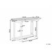 Beliani Mesa plegable TREIA Marron
