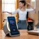 Altavoz Cargador Inalámbrico con LED Gris