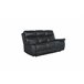 Sofá relax manual THEA piel negro Negro