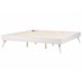 Beliani Cama con somier MDF BERRIC 187x202 Blanco