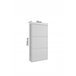 Zapatero de metal IRON 104x50x15cm Blanco