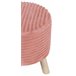 Puff LOUISE redondo 35x40cm Rosa