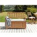 Beliani Cojines de asiento SOVANA 108x45 Blanco/ Beige