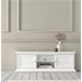Mueble TV 2 puertas laminado blanco PARIS Blanco