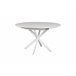 Mesa de cocina extensible ELIPSE 100/130x100cm Blanco