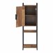 Mueble de baño auxiliar Namsskogan con compartimentos Nogal