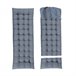 Pack 2 Cojines para Tumbona de Jardín 55x7 Gris