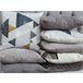Beliani Cojín decorativo WEDELIA Gris