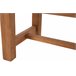 Banco de jardín - Augusta - Madera 120x50 Marron