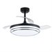 Ventilador De Techo Metal Serie Pampin L Negro