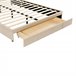 Cama con cajones 200x140 Beige