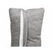 Beliani Chaise longue derecho Poliéster HELLNAR Gris
