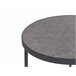 Beliani Mesa auxiliar MELODY Gris
