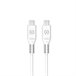Cable USB C RTGUSBCUSBCWH Blanco