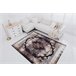 Alfombra lavable MIRO 51664.805 Rosetón marco 120x170 Marron