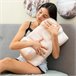 Almohada Cervical Antiarrugas con Funda de Satén Beige