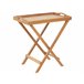 Beliani Conjunto bistro JAVA Marron
