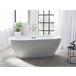 Beliani Bañera independiente CARRERA 80x180 Blanco